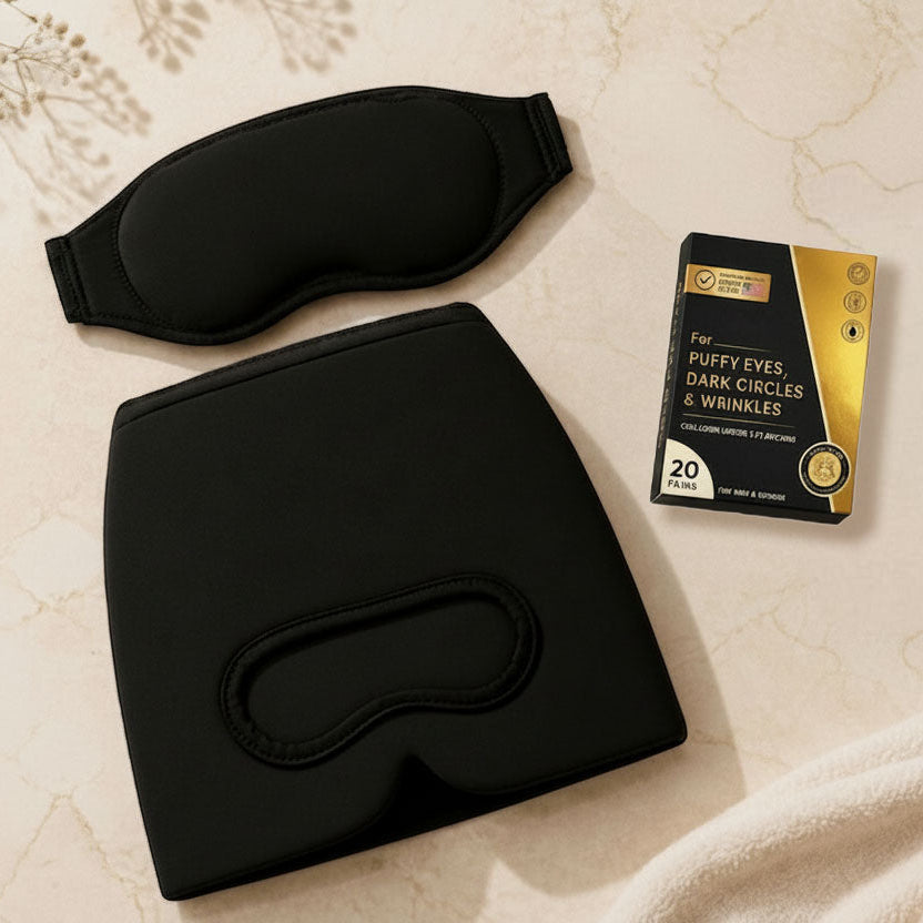 Relief Cap and 20 pairs 24K Gold Eye Mask Patch