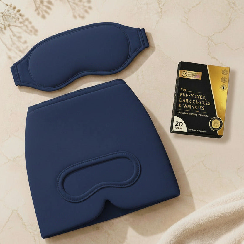Relief Cap and 20 pairs 24K Gold Eye Mask Patch